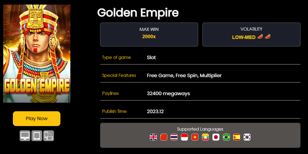 Golden Empire l King casino l Top Online Casino Philippines 2024 | Win Big with Real Money Games